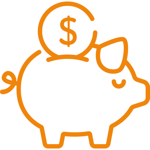 Piggy bank icon