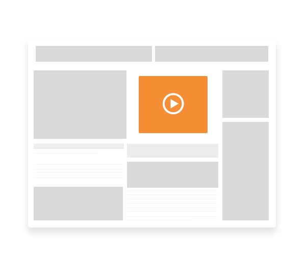 ad type on screen